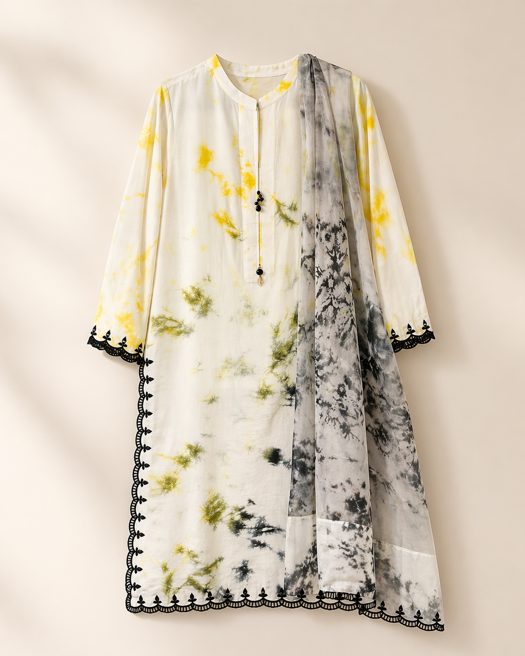 Noor Mist Printed Suit Set