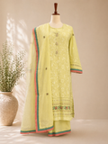Noor Lime Embroidered Suit Set