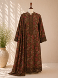 Mahogany Bloom Printed Suit Set