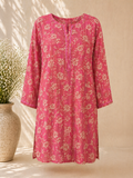 Rosy Noor Floral Kurta