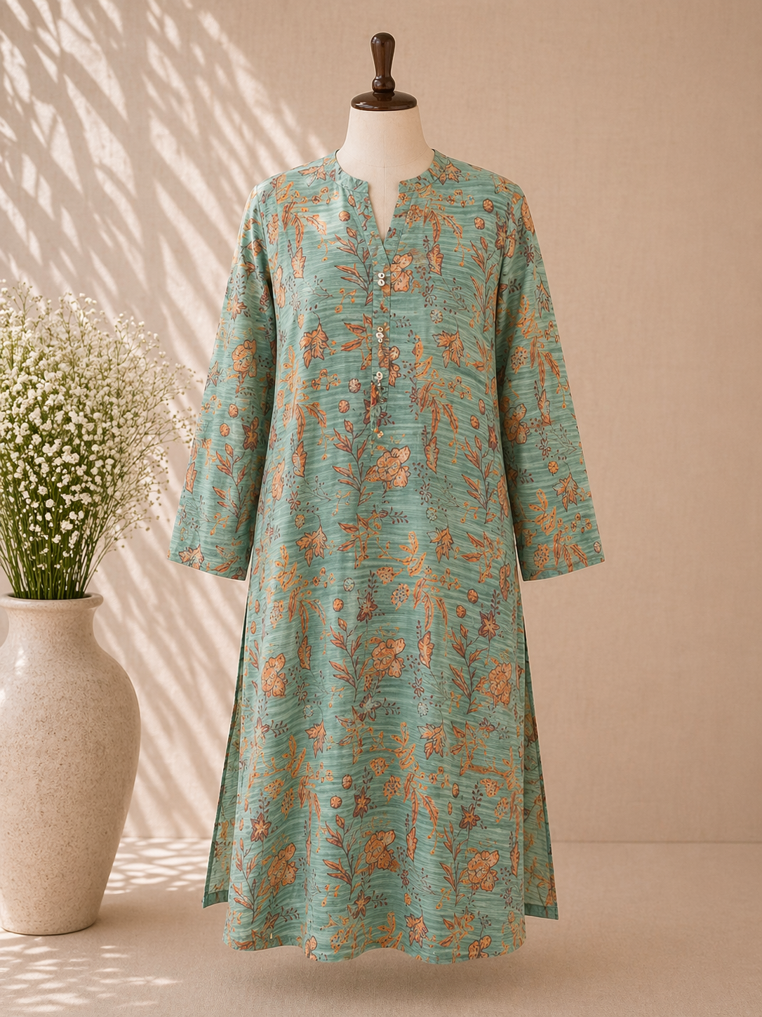 Aqua Zoya Printed Kurta