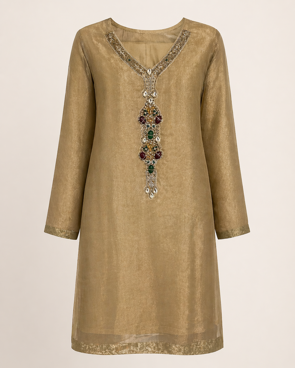 Golden Noor Embellished Kurta