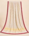 Ivory Zareen Embroidered Dupatta