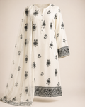Ivory Noor Printed Suit Set