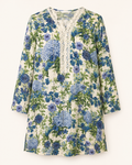 Blue Garden Lace Kurta