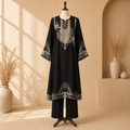 Noir Mosaic Printed 2-Piece Suit Set