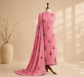 Rose Gul Embroidered Suit Set