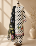 Noor Polka Floral Suit Set