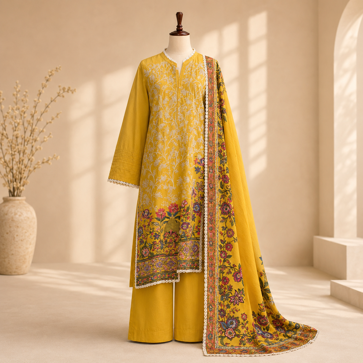 Zarina Noor Embroidered Suit Set