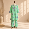 Mint Zara Floral Suit Set