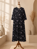 Black Flora Kameez
