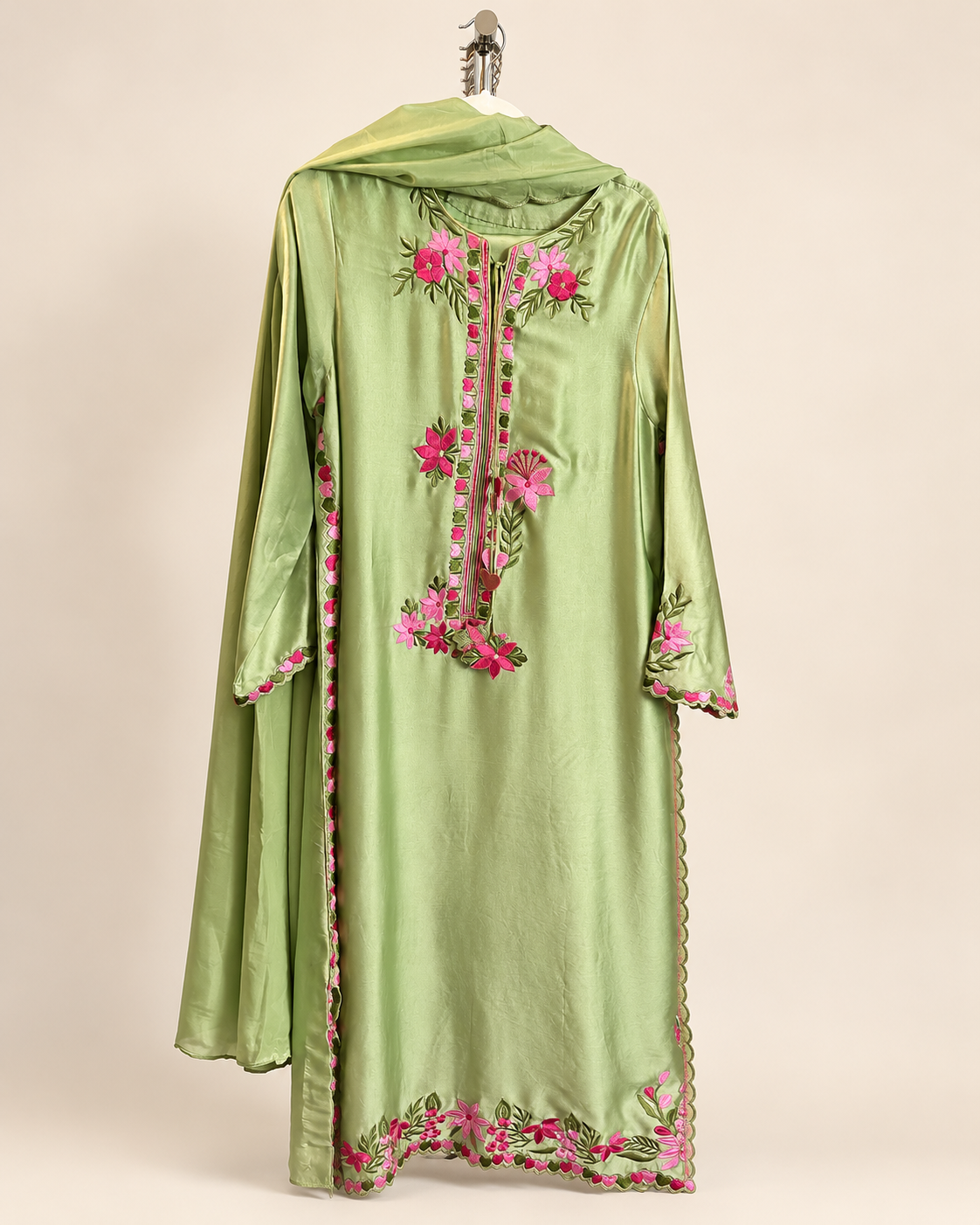 Pistachio Amina Blossom 3-Piece Suit Set