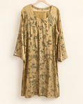 Champagne Hira Botanical 2-Piece Suit Set