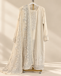 Ivory Maryam Embroidered 3-Piece Suit Set
