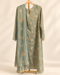 Sage Ayesha Gold Floral 3-Piece Suit Set