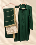 Emerald Yasmin Collared 3-Piece Suit Set