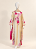 Cream Mariam Fuchsia Blossom 3-Piece Suit Set